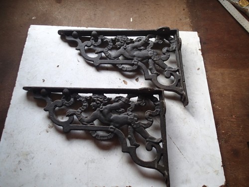 Victorian iron cistern shelf - victorian,