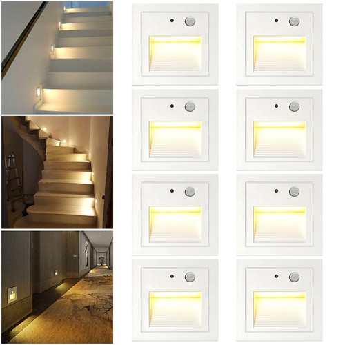 8pcs led stair light - 8pcs,