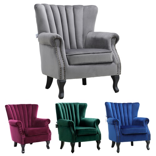 Armchair velvet upholstered - armchair,