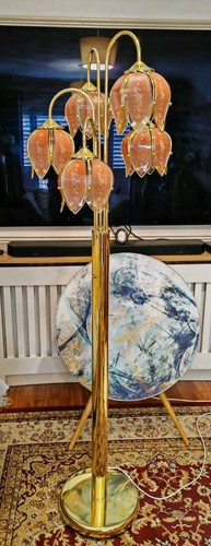Hollywood regency lotus - , lamp