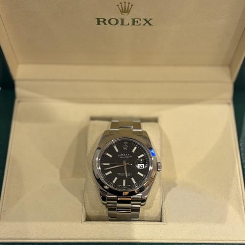 Rolex datejust silver men - silver, men's