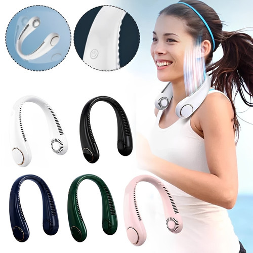 Neck fan hands - neck,