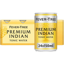 Fever-Tree Indian Tonic Water 8 x 150 ml (Pack of 3 Total 24 Cans)