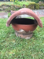 Terracotta clay chimney - clay, cap