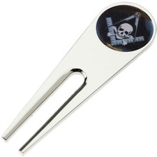 FREEMASON MASONIC SKULL AND CROSSBONES GOLF PITCH REPAIR  DIVOT TOOL