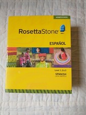Rosetta Stone Spanish for Latin America Homeschool foreign language Level 1-3
