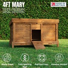 4ft Mary Hen House Chicken Coop HAND MADE IN THE UK XXL Coop