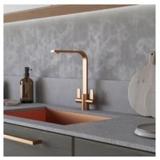 Ceki Twin Lever Kitchen Tap