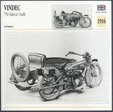 EDITO SERVICE S A CLASSIC MOTORCYCLES-1916-750 SIDECAR OUTFIT