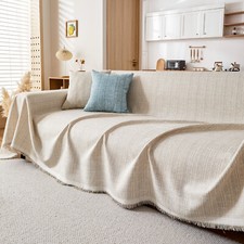 1/2/3 Seater Linen‑Look Sofa