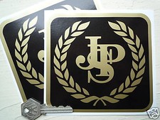 JOHN PLAYER SPECIAL JPS Garland Square Car STICKERS 5" Pair F1 Lotus Renault