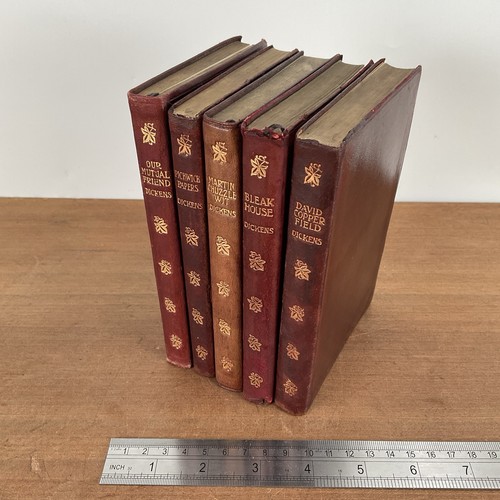 Dickens leather books new - dickens,
