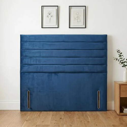 Headboard panelled plush - headboard,