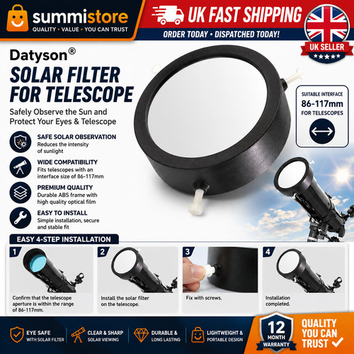 Solar filter sheet for - solar,
