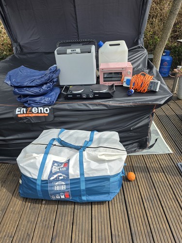 Camping set including - camping,