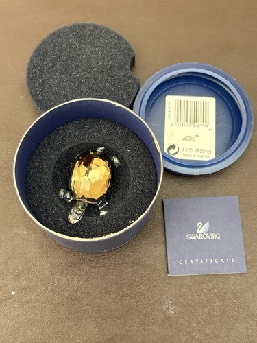 Swarovski tortoise golden - tortoise, (golden