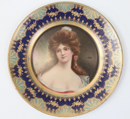 Antique tin litho dresden art - antique,