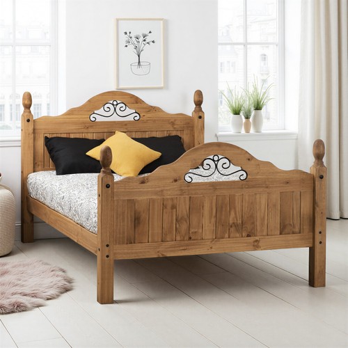 Corona scroll double - double, bed