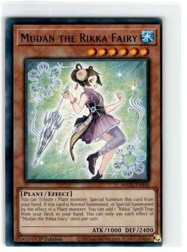 Mudan the rikka - yu-gi-oh!,