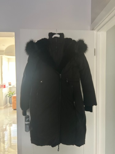 Zara black hooded - black,