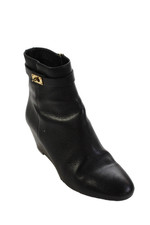 Fendi Womens Leather Ankle