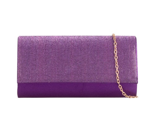 Purple diamante jewelled - diamante,
