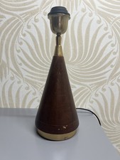 Wooden Table Side Lamp 13”