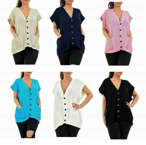Ladies sleeveless button - ladies's,