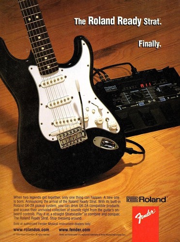 Vtg roland ready stratocaster - roland,