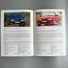 BMW ALPINA Automobile Meisterwerke Brochure/Prospekt 1996 E36 E34 E38 E31