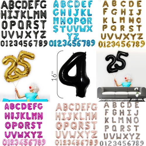 Alphabet gold silver - 16",