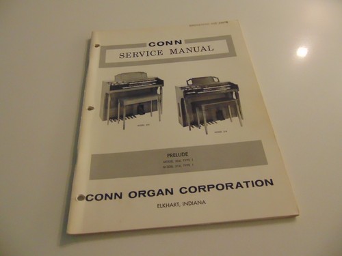 Conn organ prelude 304 314 - prelude,