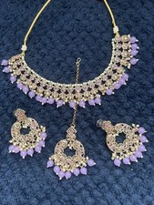 Purple Indian bollywood bridal