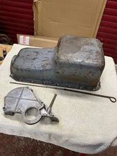 1600 Ford Crossflow Front Bowl Sump Front Cover And Dipstick Wide Belly Sump  