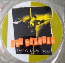 Sex Pistols RareI'm A Lazy Sod  Single Sided 12" Picture Disc plastic cover