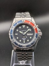 Seiko 5M43-0A40 SKJ003 1997 Blue Kinetic Diver Pepsi Sapphire - NEW CAPACITOR