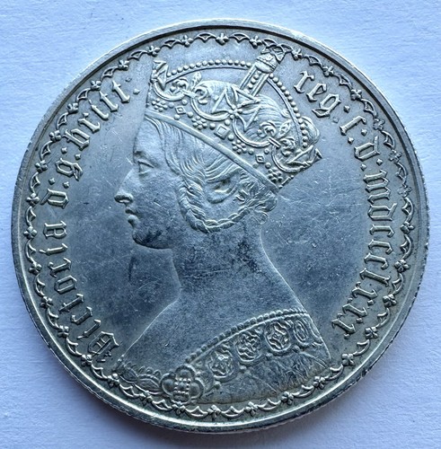 1880 gothic florin queen - florin,