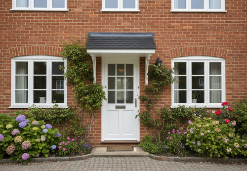 White wood effect grp - white,
