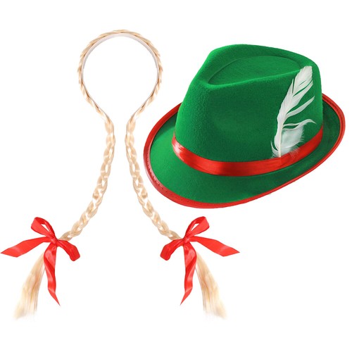 Bavarian hat blonde plait - hat,