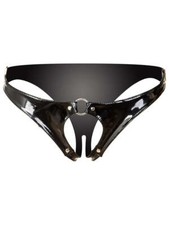 Honour Female PVC Kinky Knickers in Classic Black