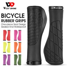 WEST BIKING Bicycle Handlebar Grips Ergonomic Lock-on Cycling Bike Grips A Pair