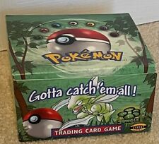 Pokémon Jungle Booster Box TCG Empty Vintage  Very Good Condition
