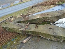  PAIR RECLAIMED STONE GATE