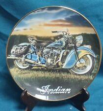 Franklin Mint Motorcycle  - 1947 Indian Chief - by  William Teodecki - Art Plate