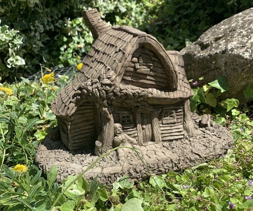 Stone garden large wooden - garden,