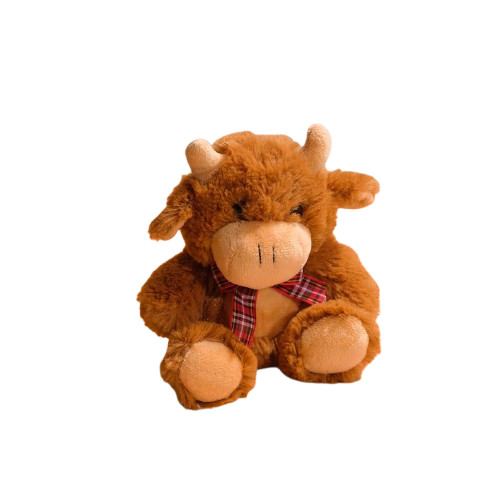 Small plush highland cow with - small,