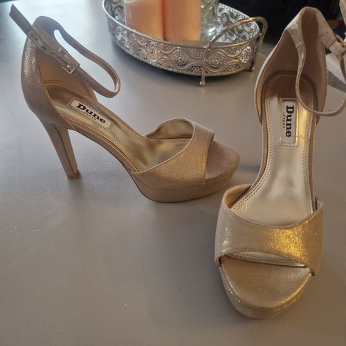 Gold platform high - gold, shoes