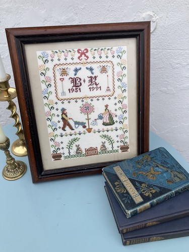 Vintage cross stitch - vintage,