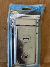 Rim Lock 152x102 mm Chrome