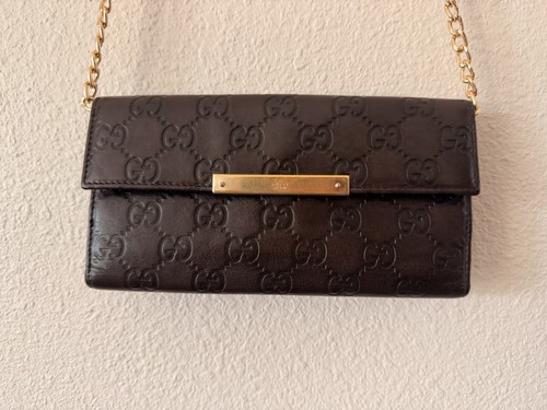 Brown gucci long wallet - brown,
